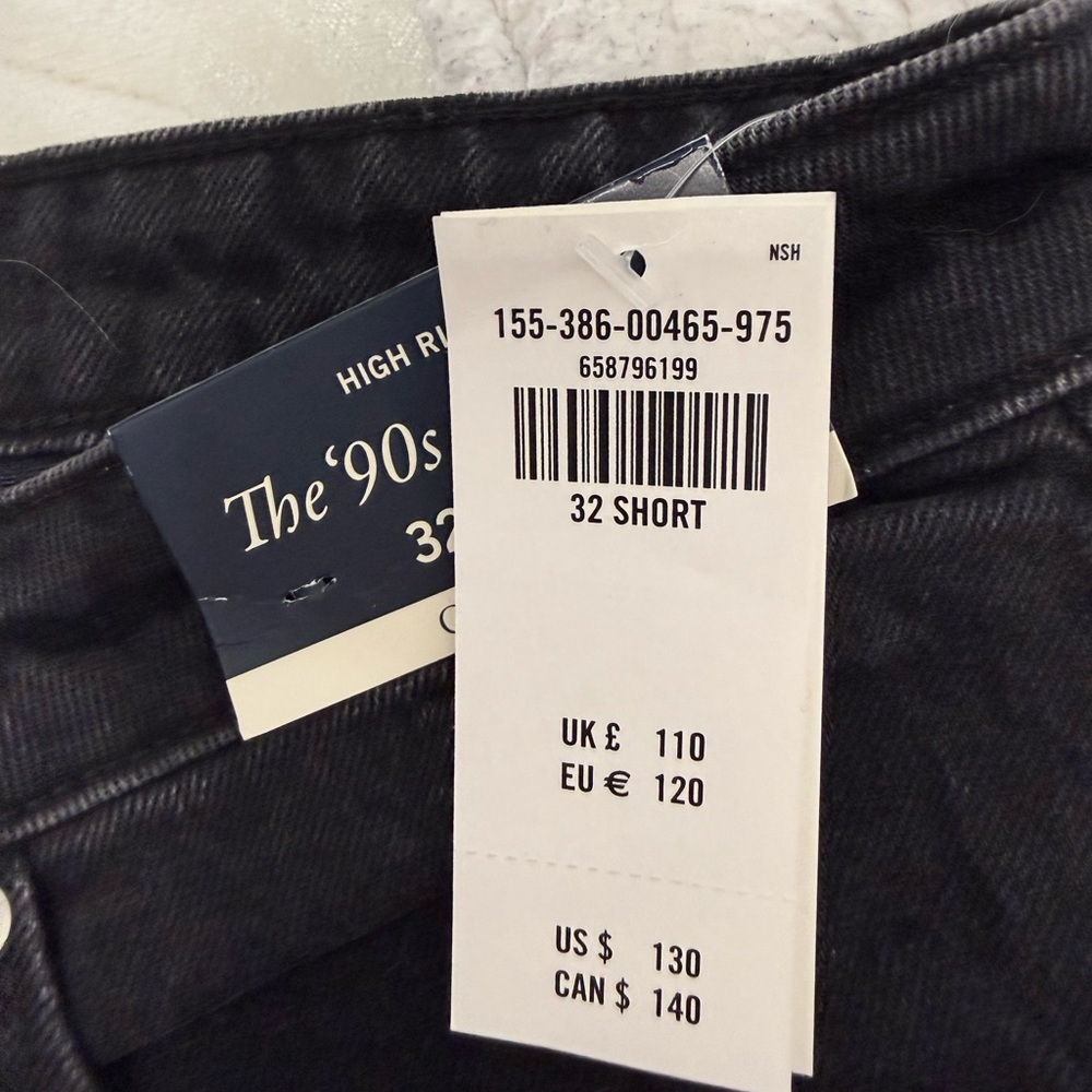 Abercrombie & Fitch Charcoal Wide Leg Jeans